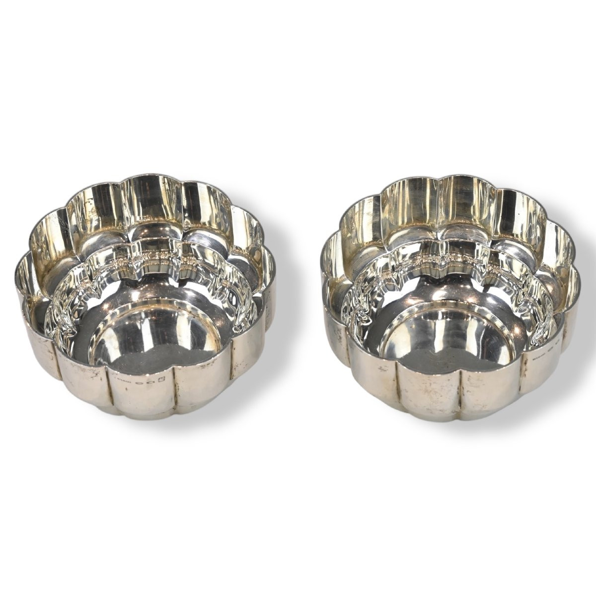 Bulgari - Coppia Di Coppette in Argento Sterling - Italia 1974-photo-2